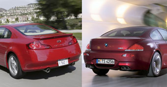 BMW M6  Infiniti G35