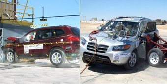 Hyundai Santa Fe.  NHTSA