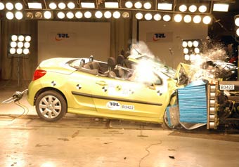 - Peugeot 207 CC.  EuroNCAP