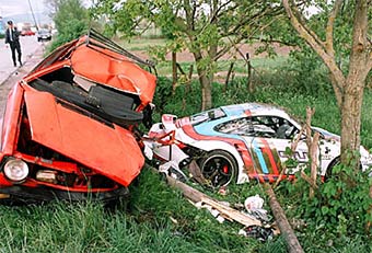 Место аварии. Фото DailyMail Место аварии. Фото DailyMail