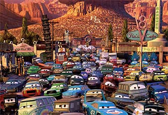 Постер к мультфильму "Тачки" Постер к мультфильму "Тачки"