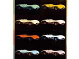 Andy Warhol  Mercedes-Benz W 196 R Streamline Grand Prix Car, 1954  silkscreen, acrylic on canvas, 1986  Daimler Art Collection