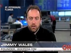 Джимми Уэйлс в прямом эфире CNN Джимми Уэйлс в прямом эфире CNN