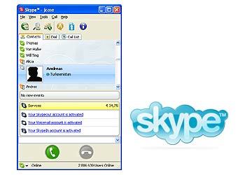    Skype 