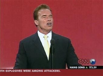 Арнольд Шварценеггер, кадр CNN