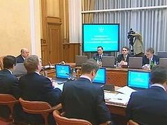 Заседание правительства, кадр Первого канала Заседание правительства, кадр Первого канала