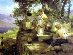 Генрик Семирадский. У источника. Репродукция с сайта abcgallery.com Генрик Семирадский. У источника. Репродукция с сайта abcgallery.com