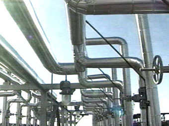 Нефтепроводная сеть. Кадр Россия.