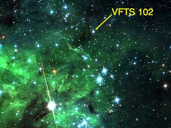 VFTS102.  Morgan Fraser/Philip Dufton/Paul Dunstall/Hubble Legacy Archive